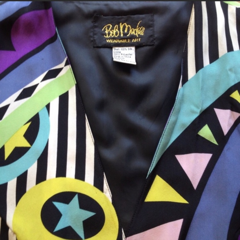 Bob Mackie silk vest - Picture 2 of 2